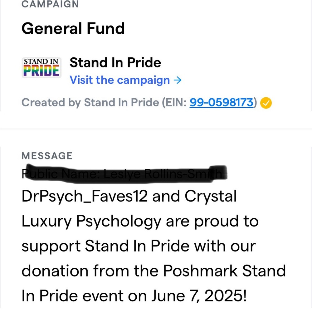June 7, 2025 - PRIDE Month 🌈 SELL TOGETHER TO BENEFIT STAND IN PRIDE  🌈 - Picture 3 of 10